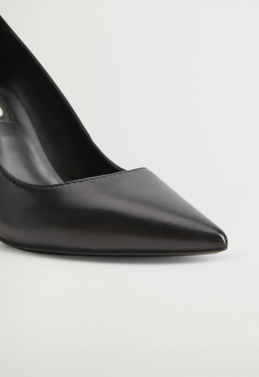 MANGO - Desi leather court - black