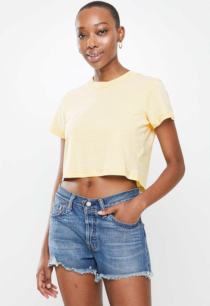 Cotton On - The baby tee - yellow & white