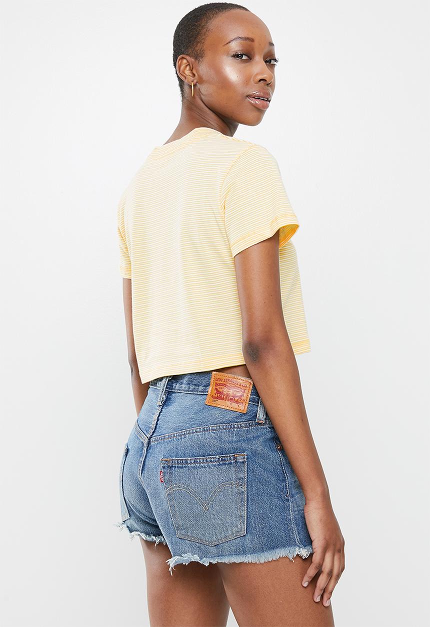 Cotton On - The baby tee - yellow & white