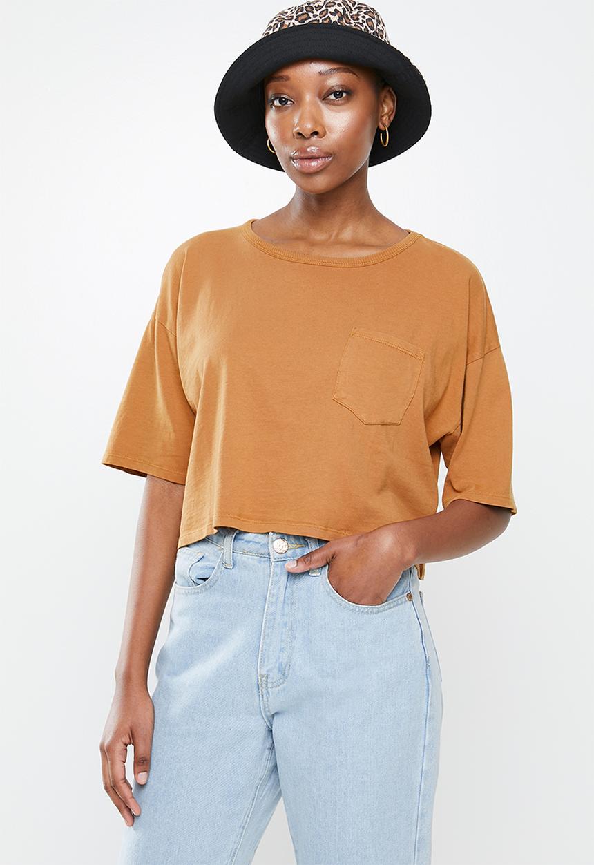 Cotton On - The slouch pocket tee - rust