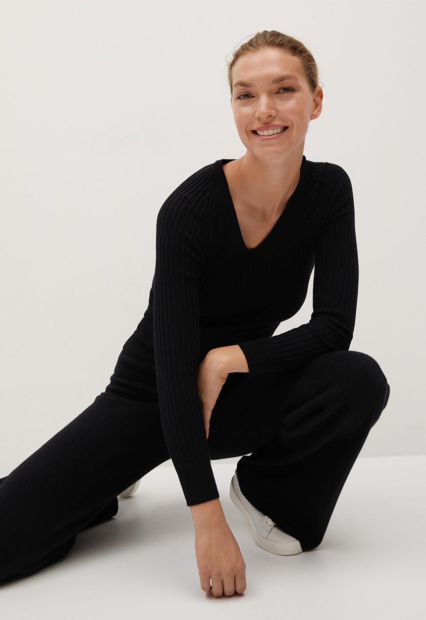 MANGO - Trousers blocker - black