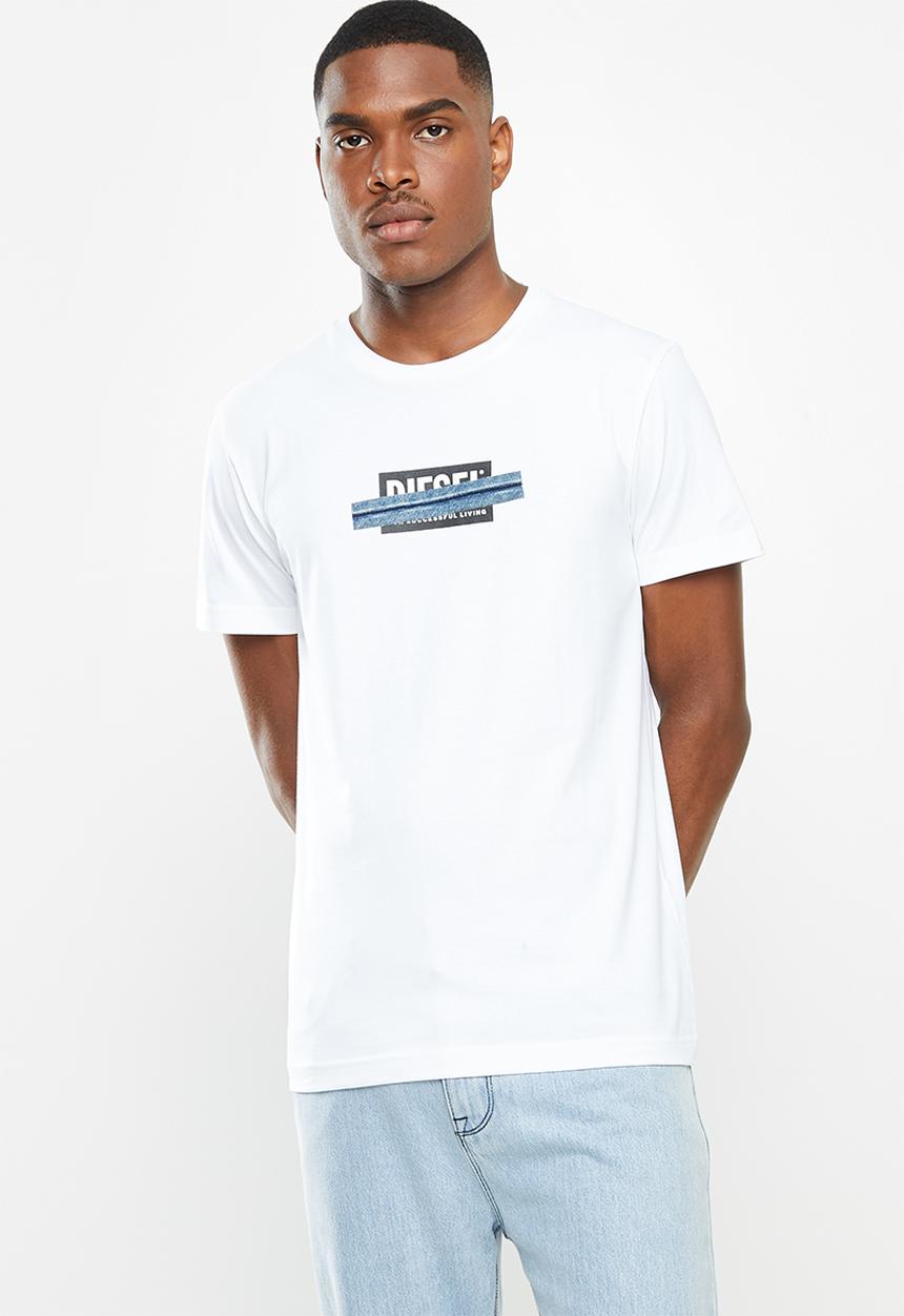 Diesel  - T-diegos-x40 T-shirt - white