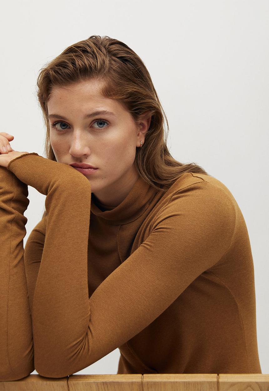 MANGO - Dress almi - brown