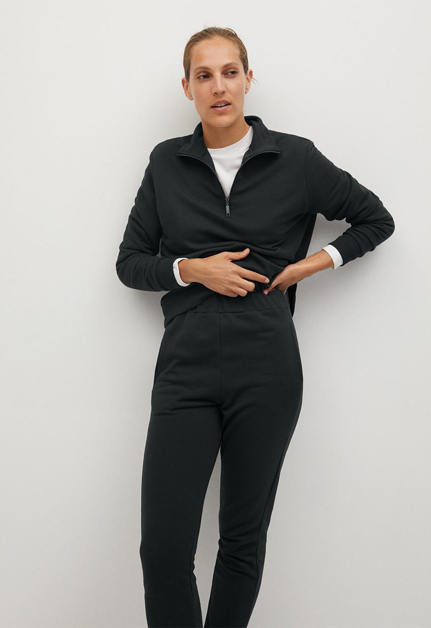 MANGO - Trousers rivi-a - dark grey