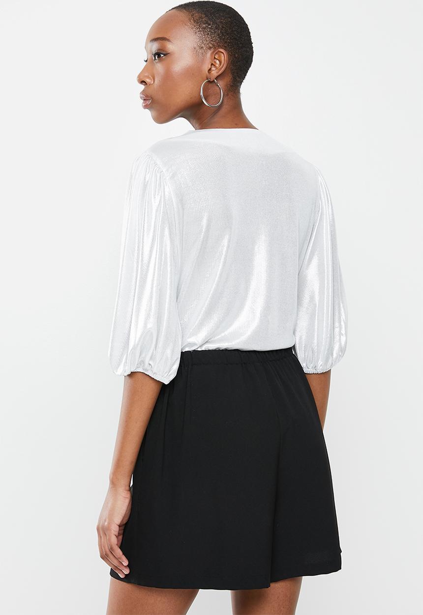 Glamorous - Serina bodysuit - silver 
