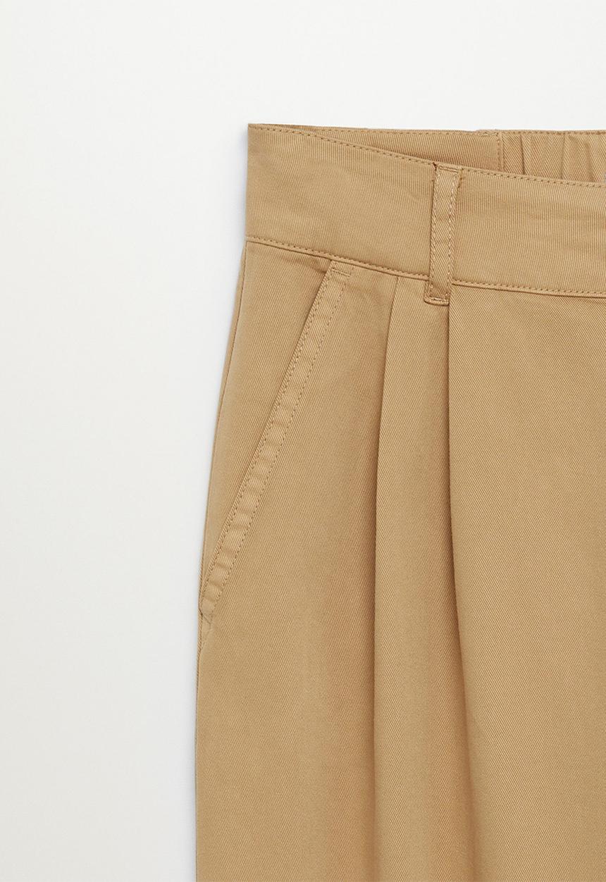 MANGO - Trousers relax - brown