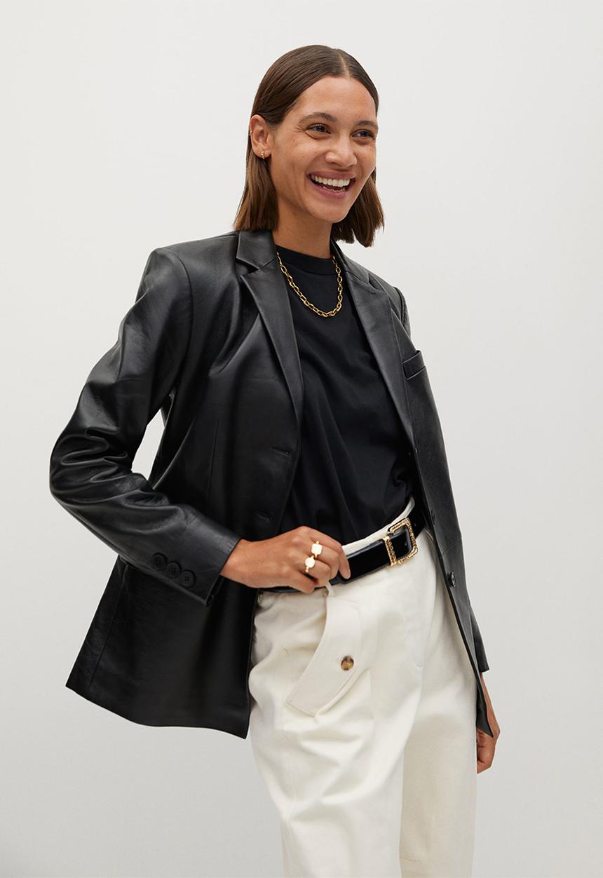 MANGO - Trousers moon - neutral