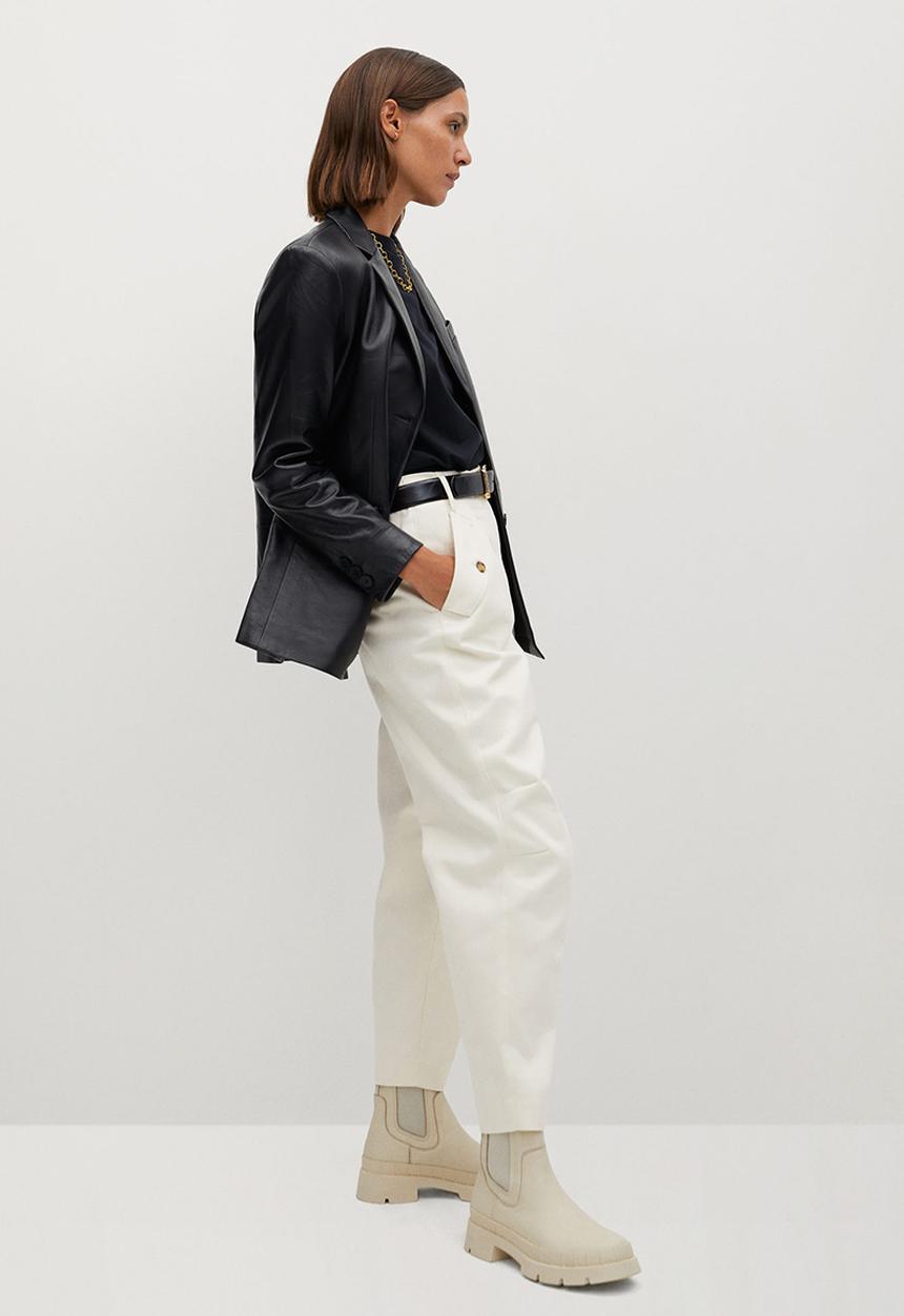 MANGO - Trousers moon - neutral