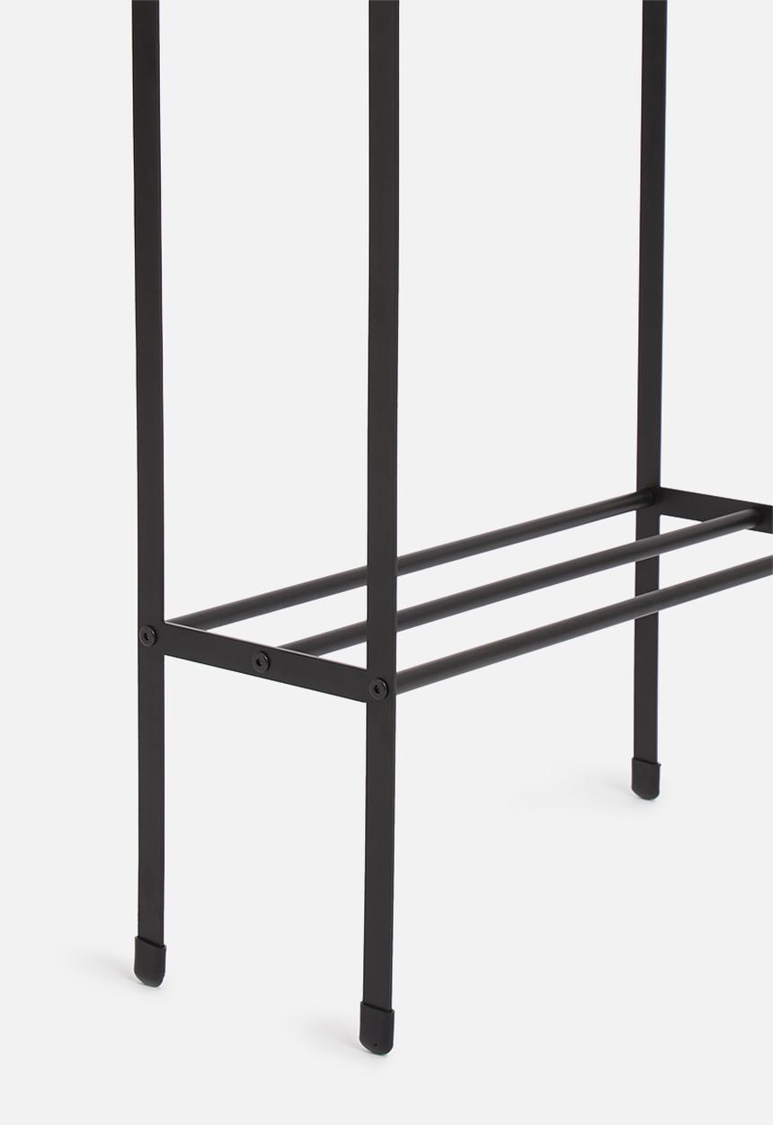 Sixth Floor - Sam towel hanger  - black & natural