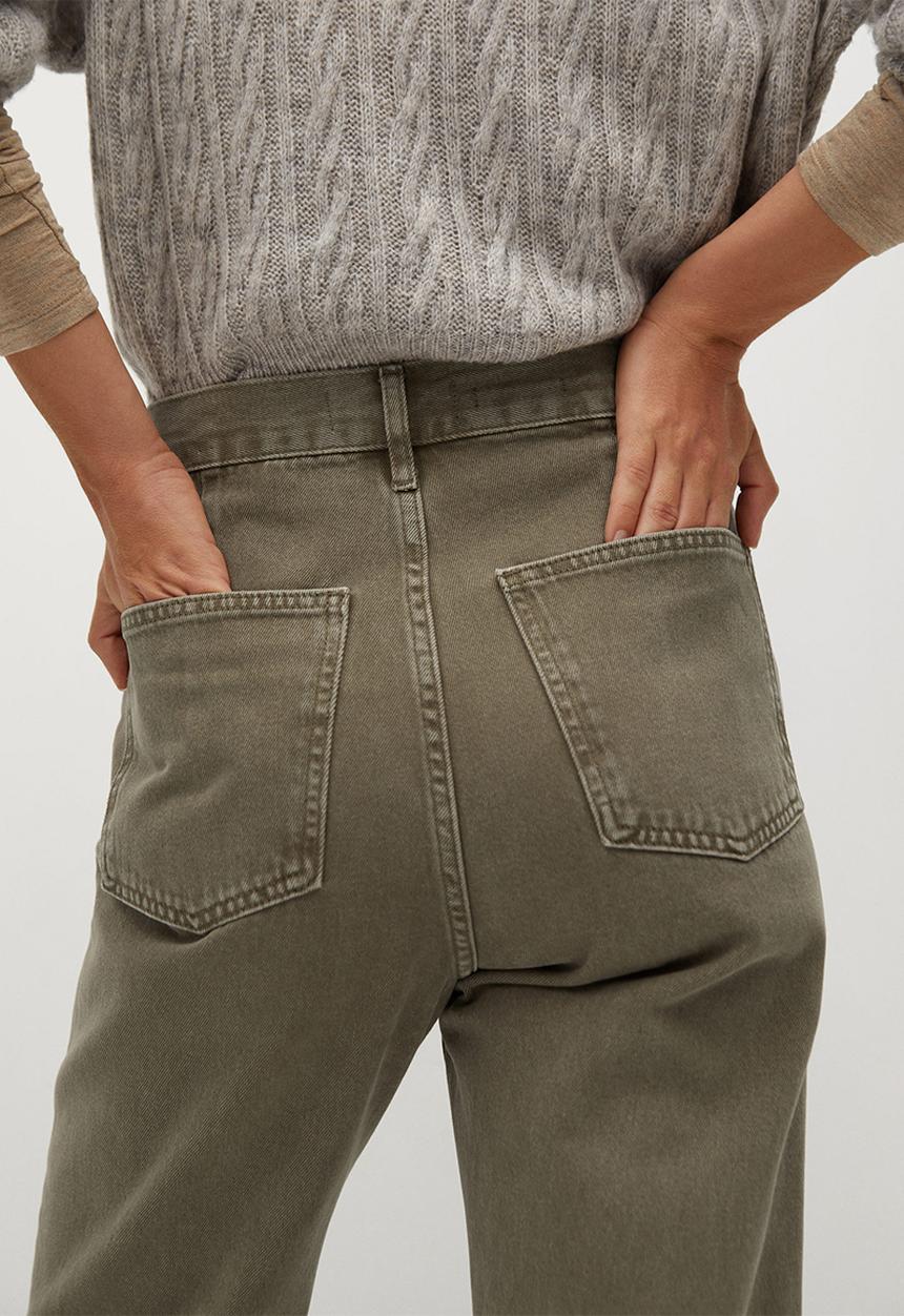 MANGO - Jeans veronica - khaki