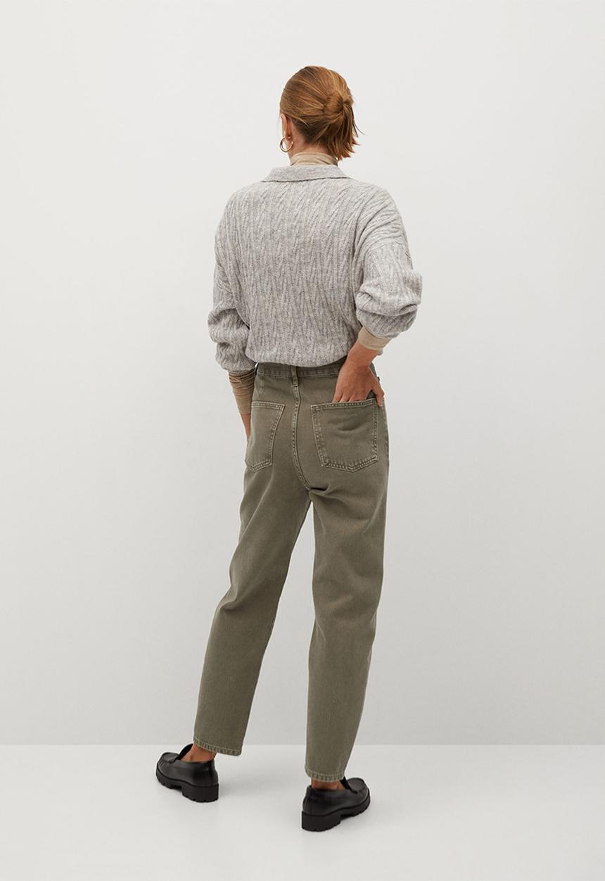 MANGO - Jeans veronica - khaki