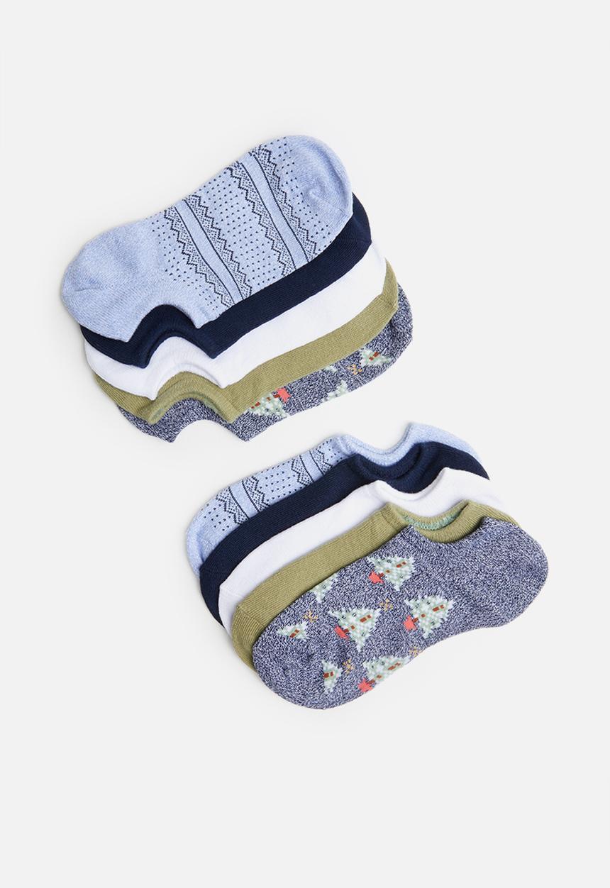 Cotton On - 5 Pack sports low cut sock - multi 
