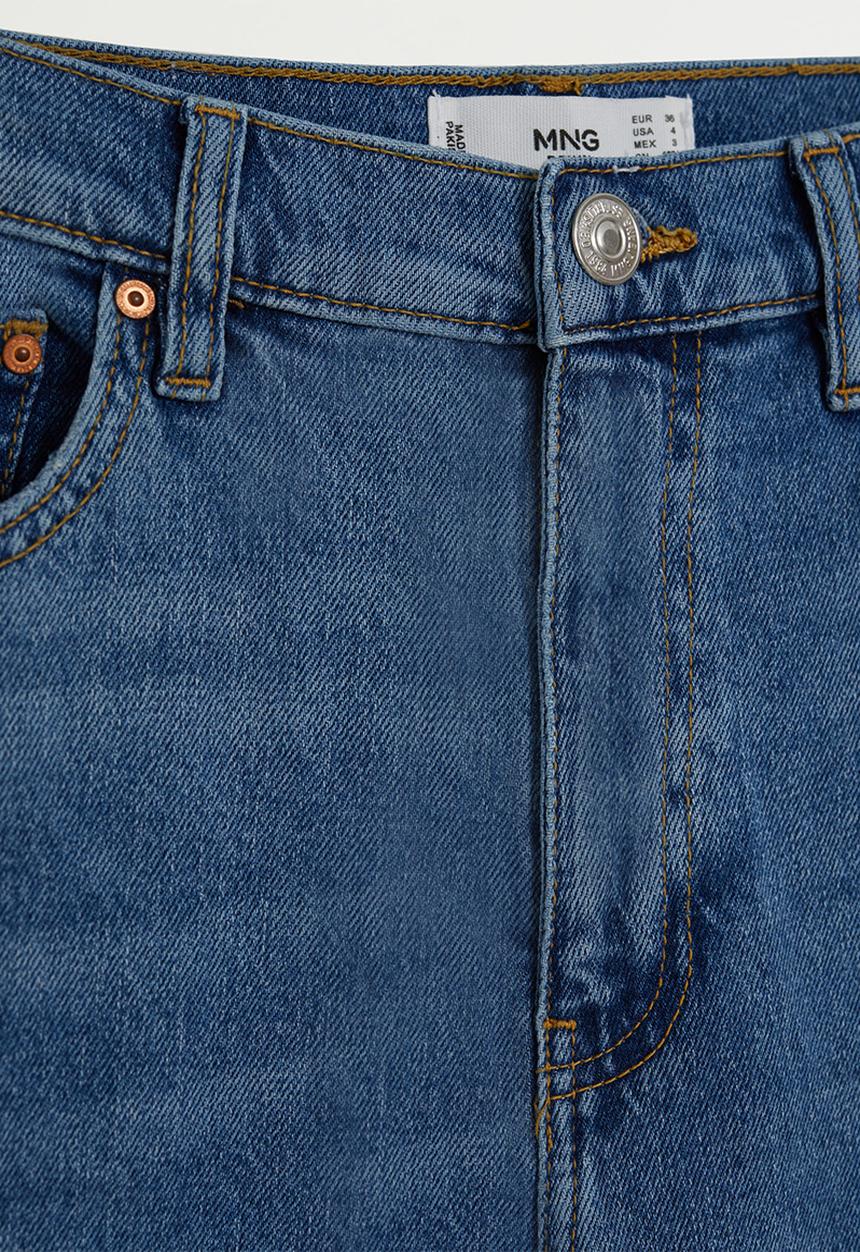 MANGO - Jeans newmom - blue