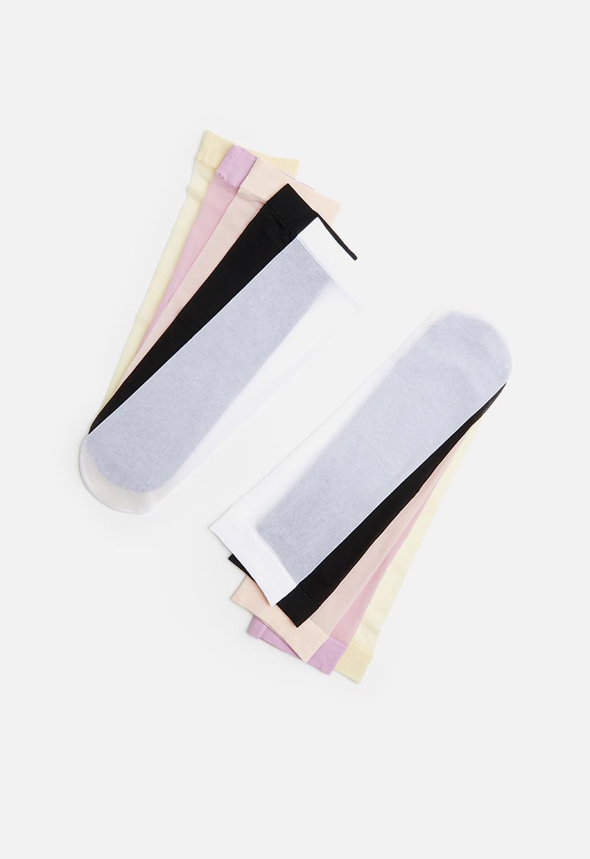 Cotton On - 5 Pack sheer sock - mixed combo