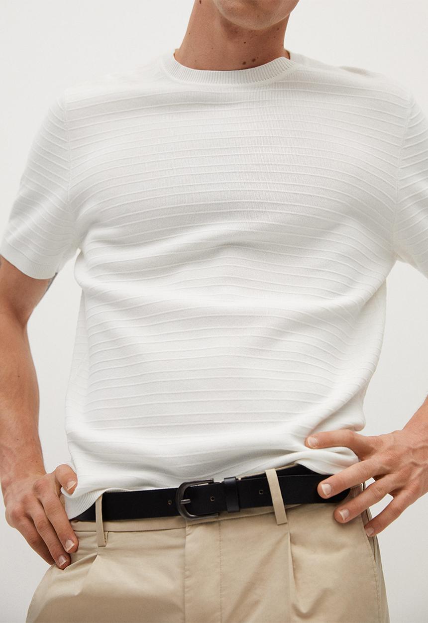 MANGO - Blanca polo shirt - white