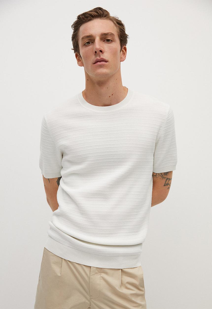 MANGO - Blanca polo shirt - white