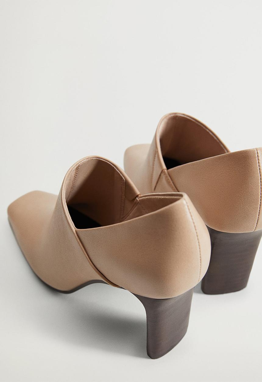 MANGO - Daft heel - light beige