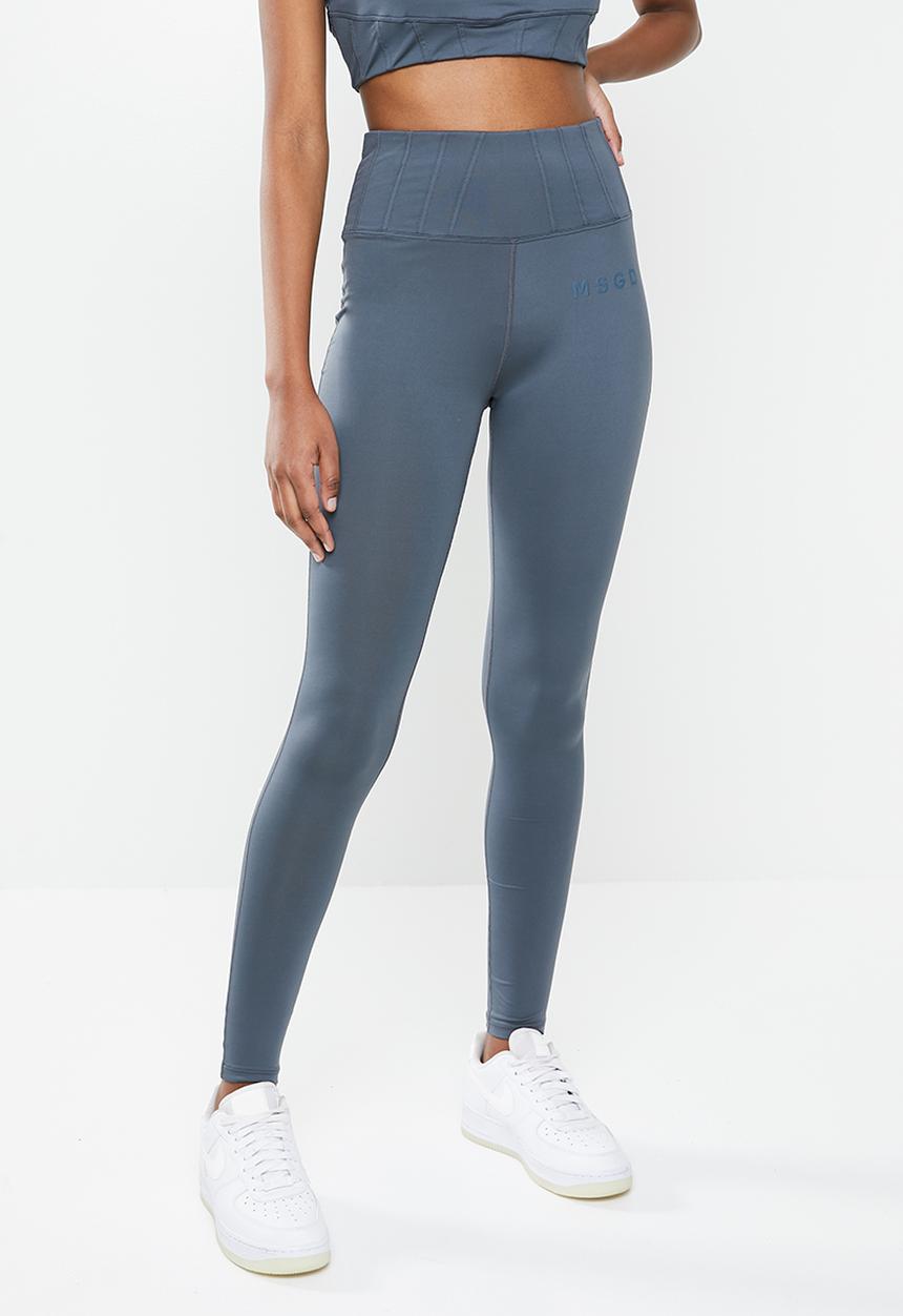 Missguided - Corset detail leggings - dark grey