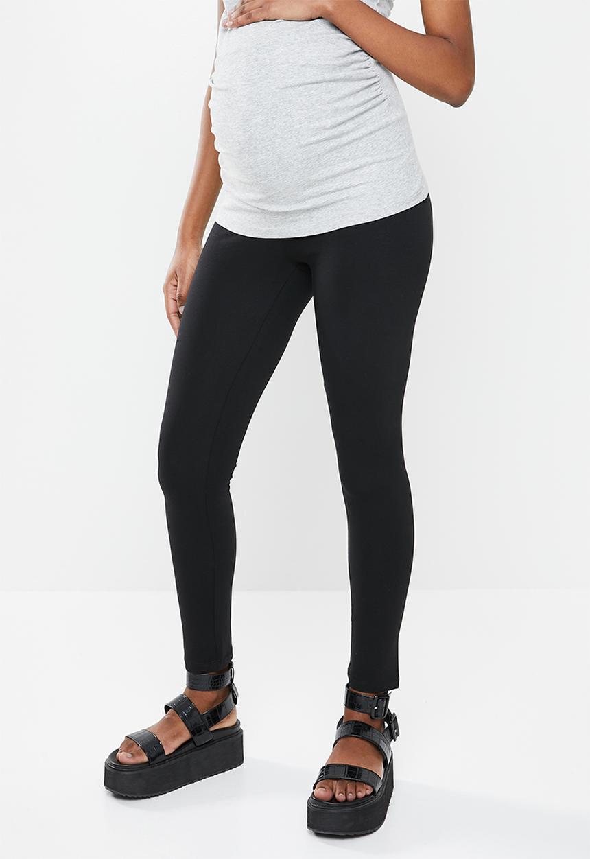Missguided - Maternity legging with waistband - black