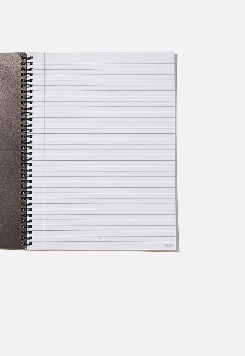 Typo - A4 spinout notebook recycled - nlue