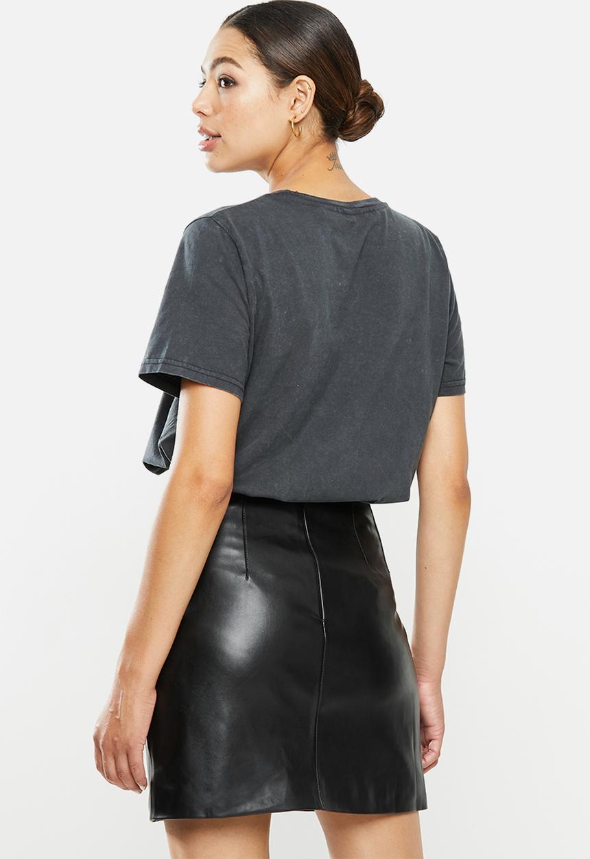 Factorie - Relaxed graphic T-shirt - black
