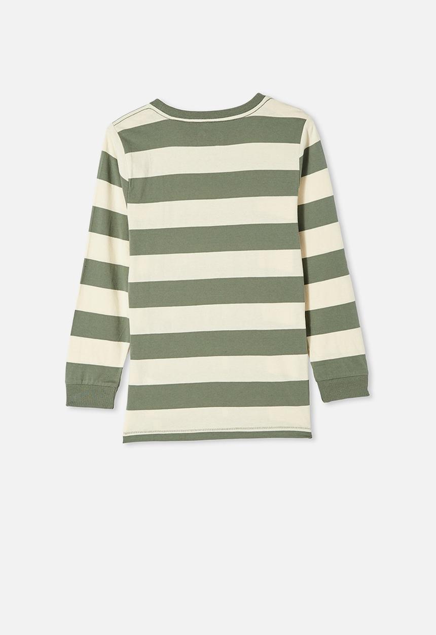 Cotton On - Core long sleeve tee - green 