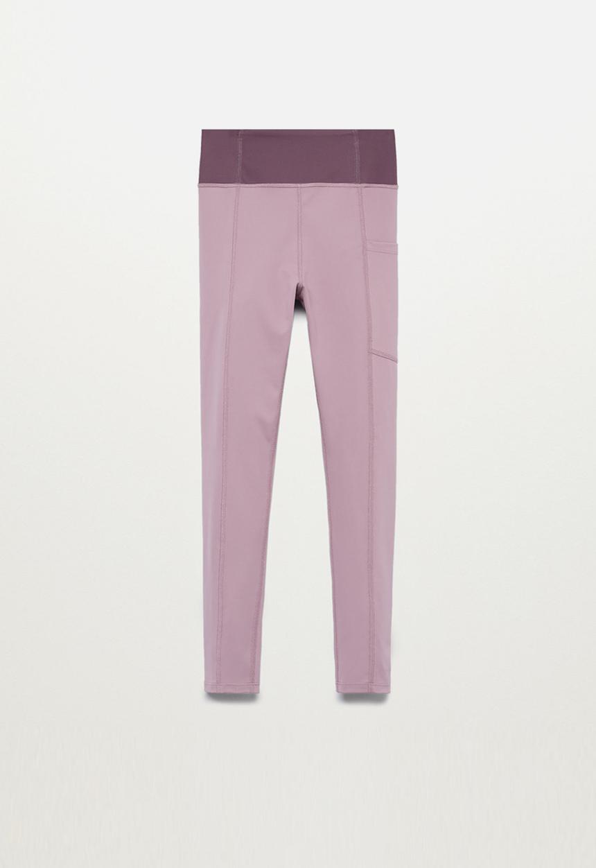 MANGO - Garbo leggings - purple