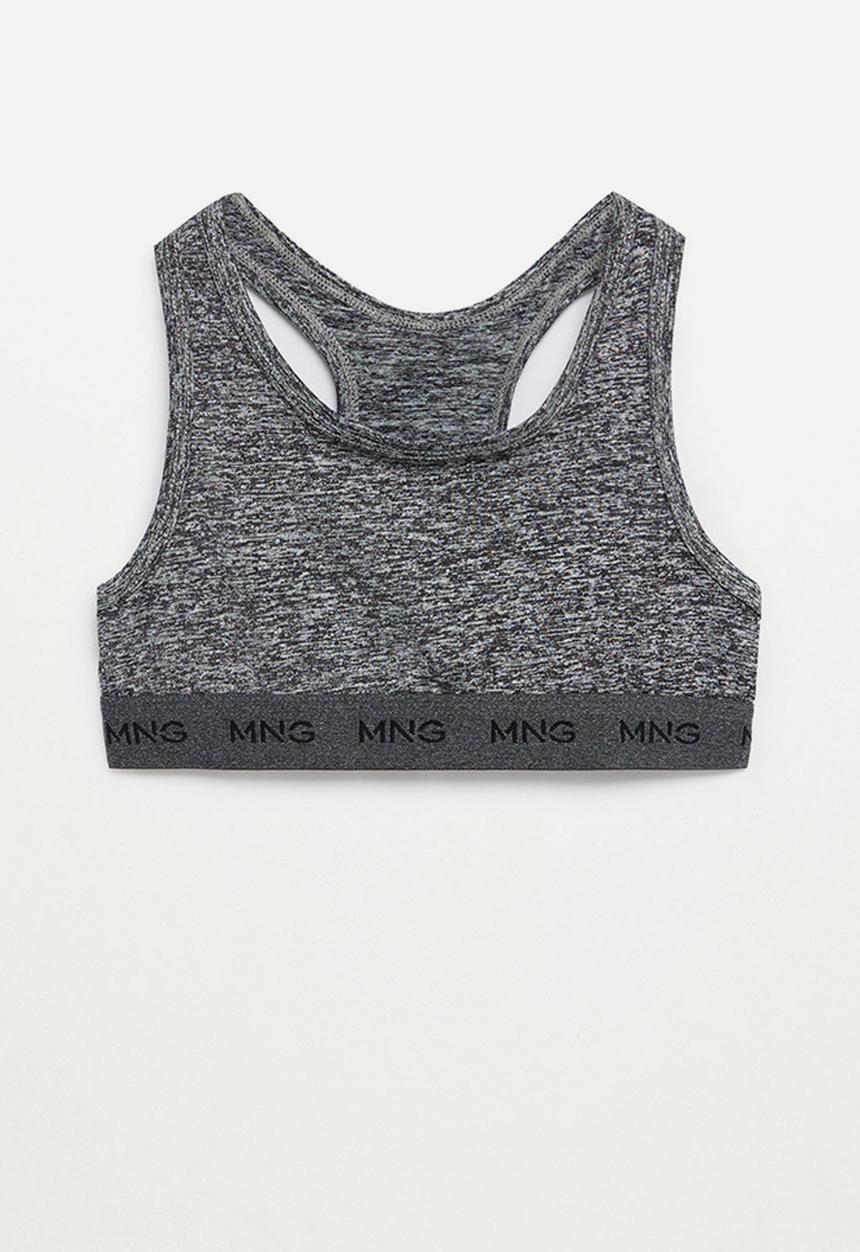 MANGO - Tana bra - charcoal