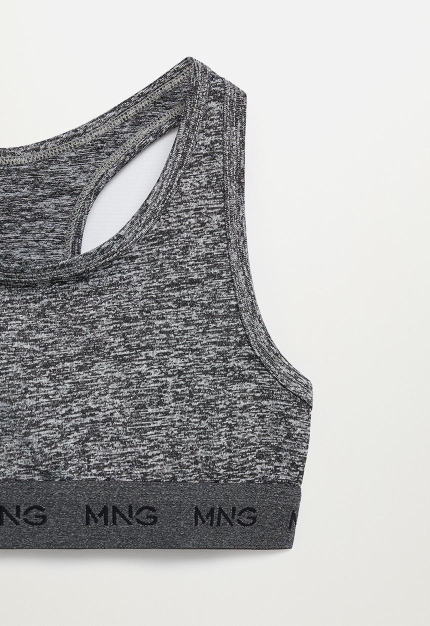 MANGO - Tana bra - charcoal