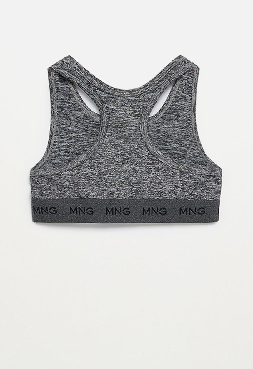 MANGO - Tana bra - charcoal