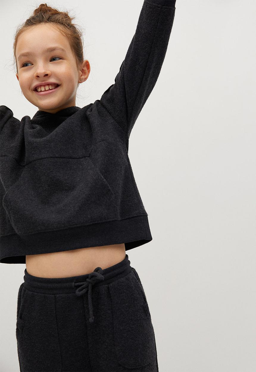 MANGO - Naiara trousers - charcoal