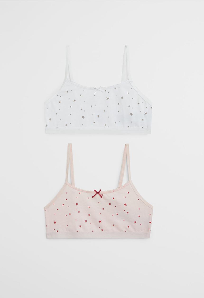 MANGO - Stars 2 pack bras - multi