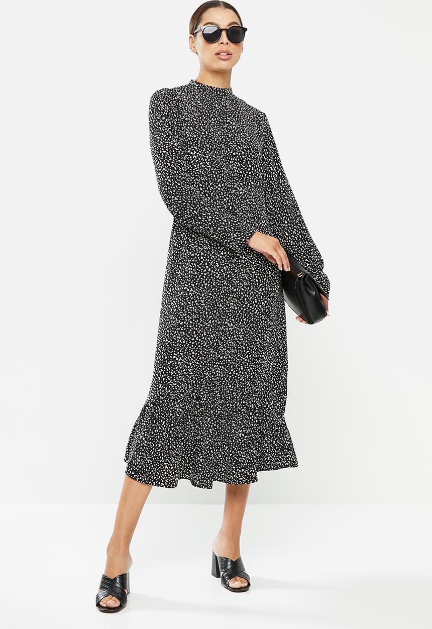 Glamorous - Squiggle dress - black & white 