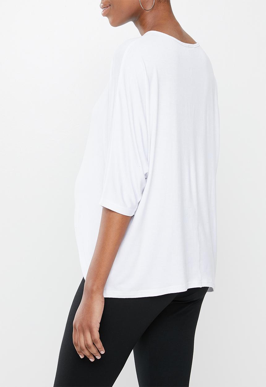 Superbalist - Maternity dolman sleeve tee - white