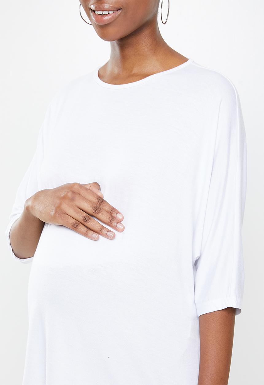 Superbalist - Maternity dolman sleeve tee - white