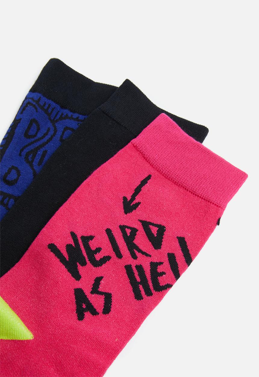 Diesel  - Skm-hermine-threepack socks - multi