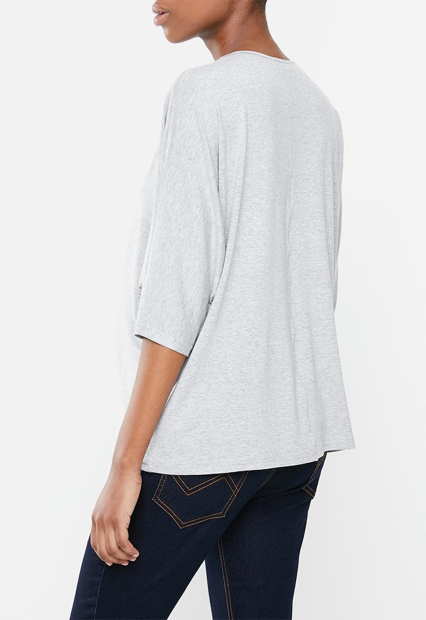 Superbalist - Maternity Dolman sleeve tee - grey 