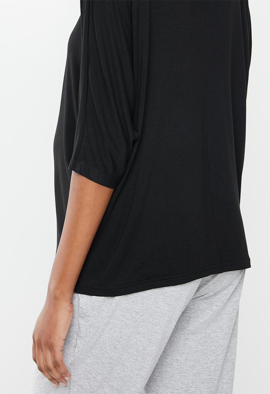 Superbalist - Maternity dolman sleeve tee - black