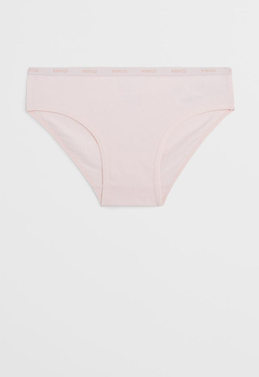 MANGO - Loganb 2 pack briefs - pink & white 