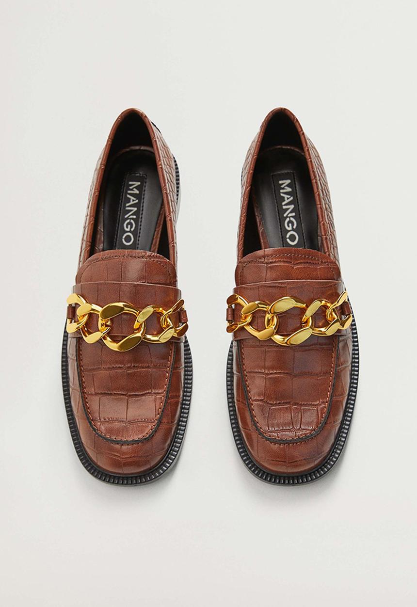MANGO - Roy loafer - brown