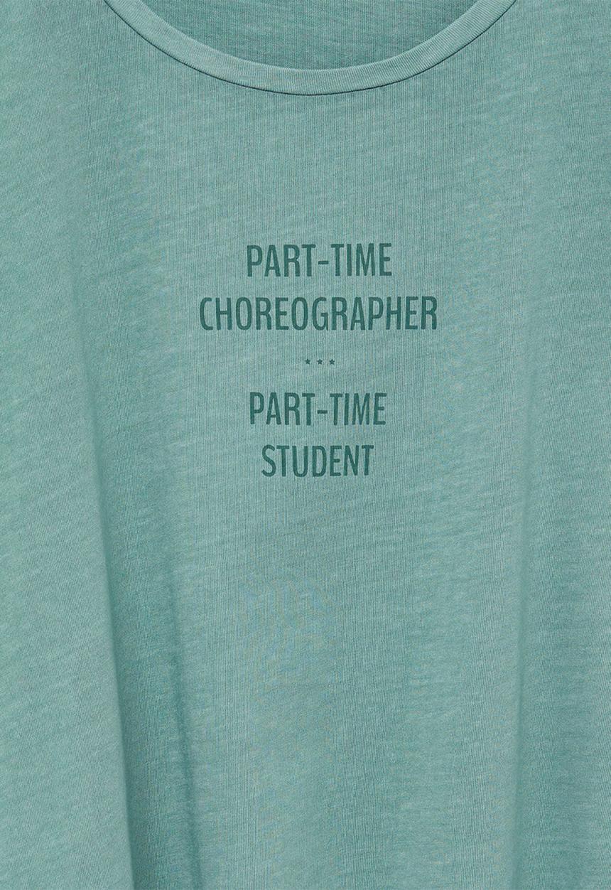 MANGO - Lounge short sleeve tee - green