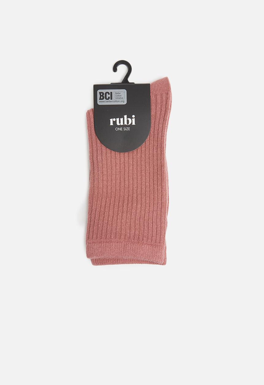 Cotton On - Everyday rib sock - pink