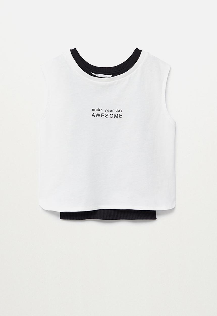 MANGO - Mind short sleeve tee - natural