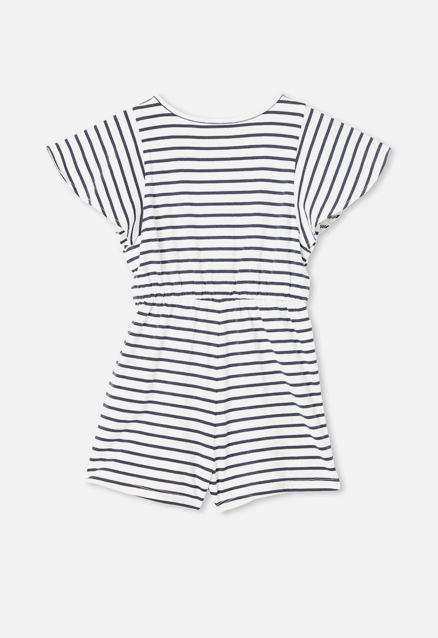 Cotton On - Clare playsuit - navy & white 