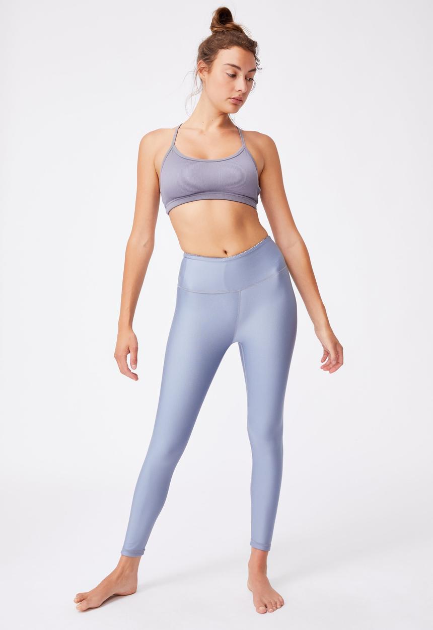 Cotton On - Reversible 7/8 tight - irregular speck blue jay/blue jay