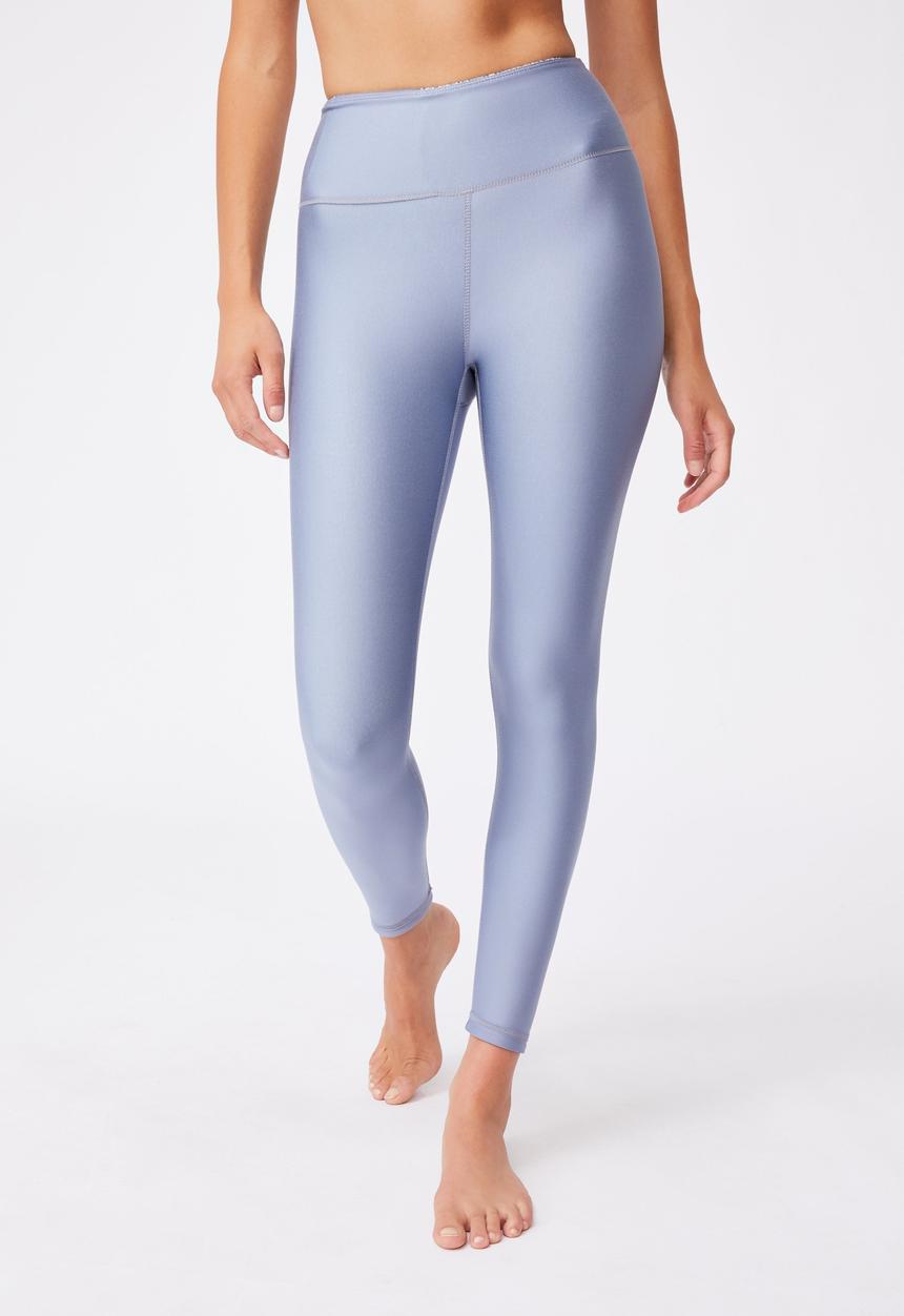 Cotton On - Reversible 7/8 tight - irregular speck blue jay/blue jay