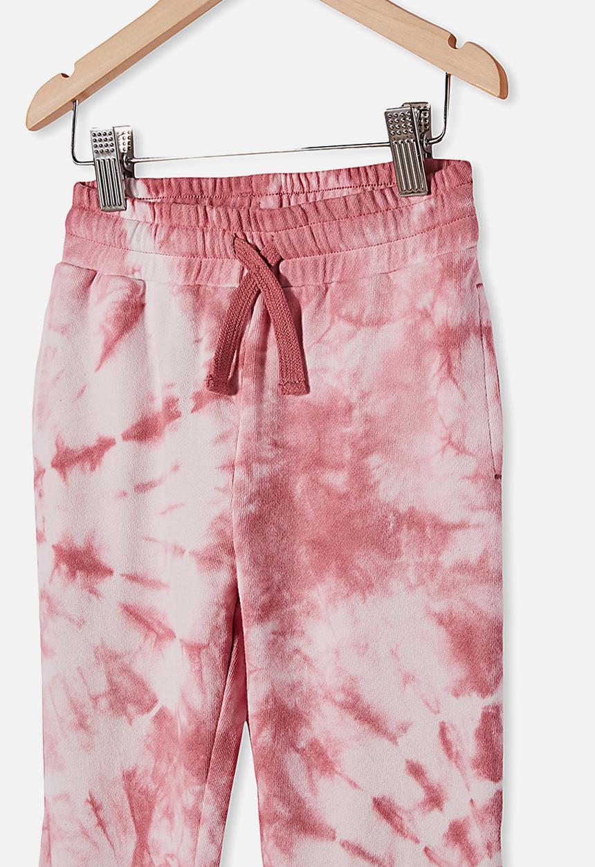 Cotton On - Corey trackpant - red