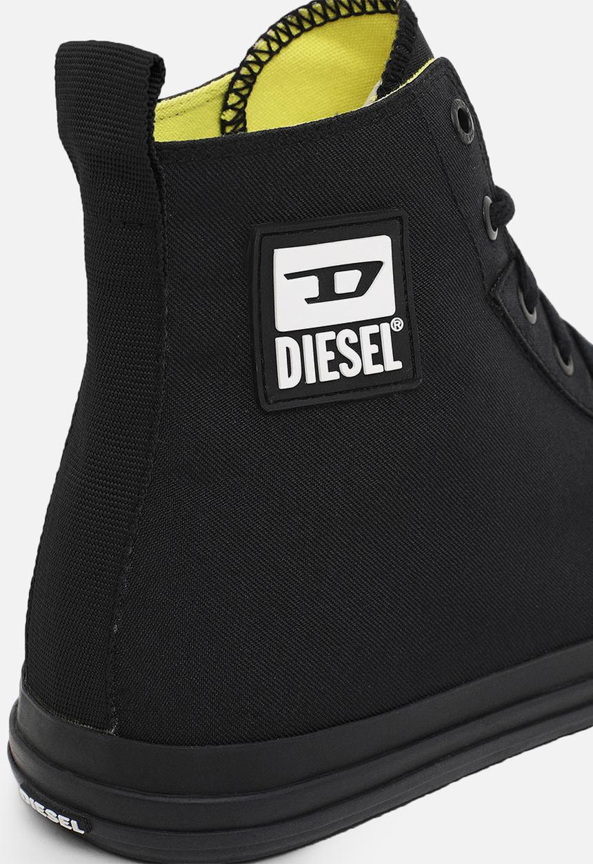 Diesel  - S-astico mid cut sneakers - black