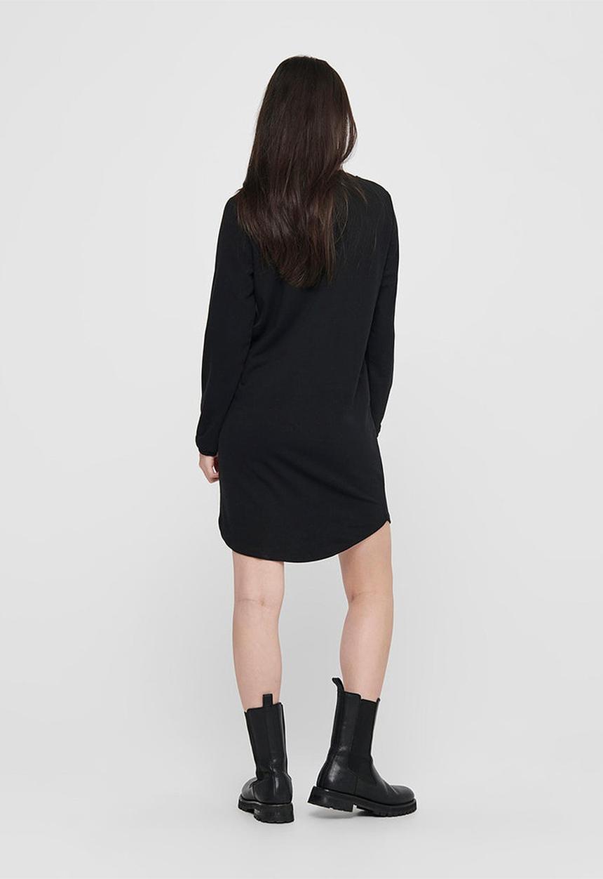 Jacqueline de Yong - Gianna knit dress - black