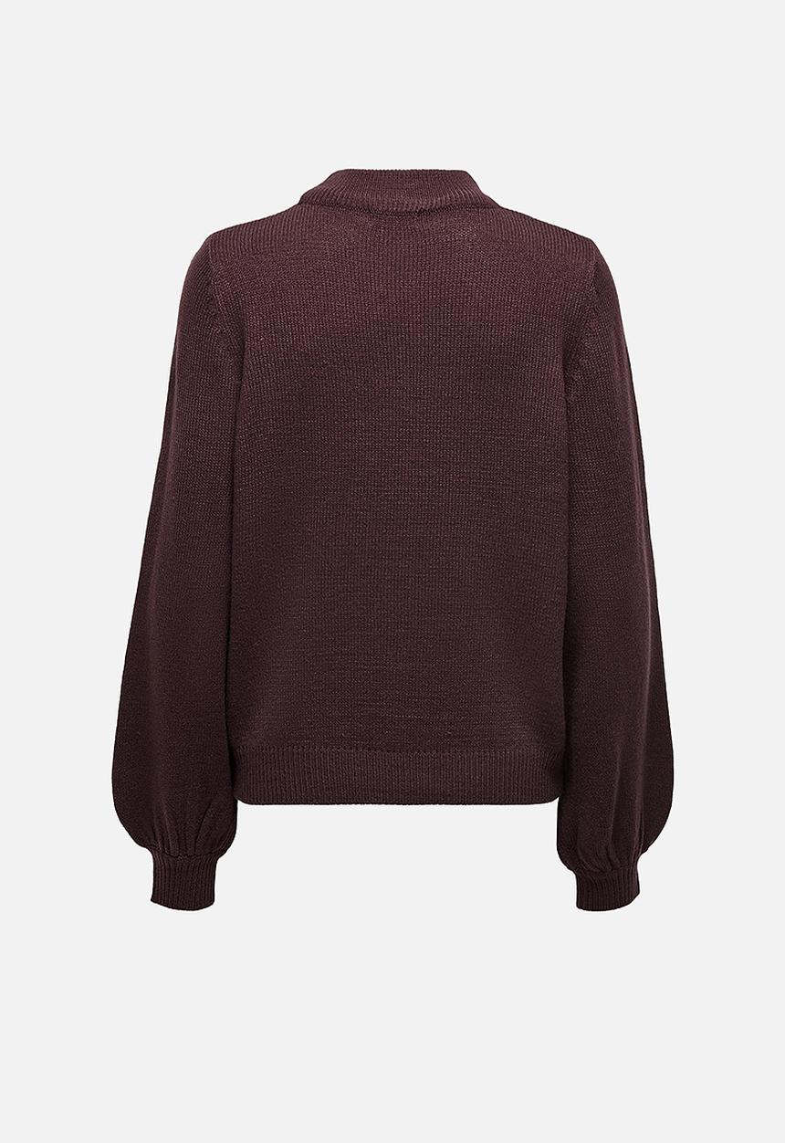 Jacqueline de Yong - Idina  long sleeve pullover knit - purple